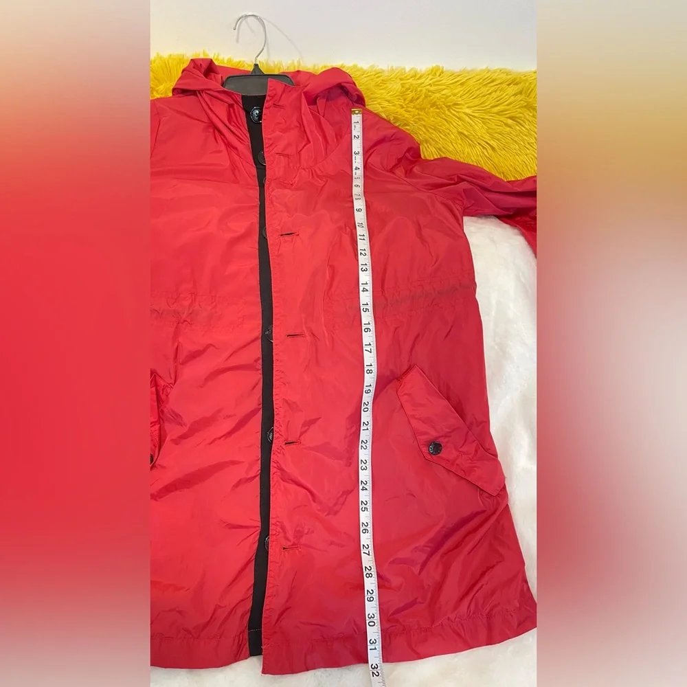 Moncler Vibrant Red/Pink windbreaker Jacket size small - Picture 8 of 12